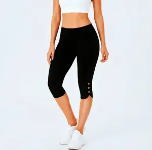 Women's High-Waisted Skinny 7/8-Length Leggings, Summer Yoga Pants with Tummy-Tucking, Butt-Lifting, Soft and Stretchy Fabric, Legging