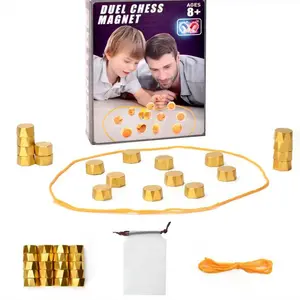 Magnetic Effect Chess Game, Kids Interactive Tabletop Puzzle Game, Logic Thinking Magnetic Battle Game, Christmas Party Supplies