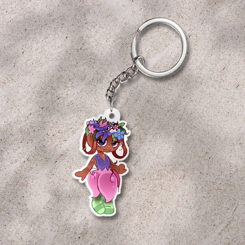 Bassie Dandy's world keychain, Bassiedandysworld, Bassie keychain