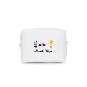 Abbode Beach Things Waffle Pouch in Cloud