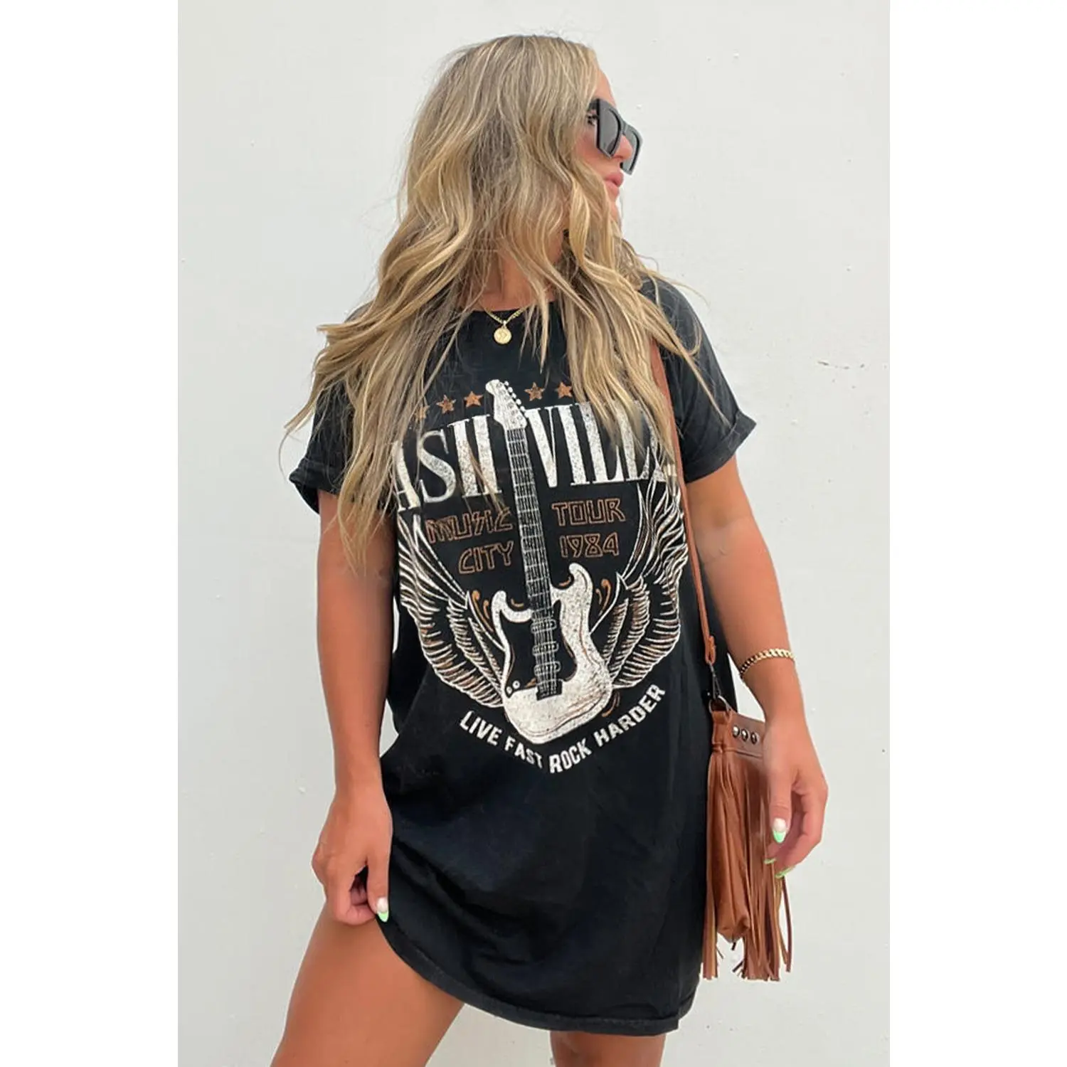 nashville mini dress black Nashville Mini Dress Black