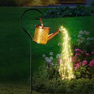 Solar Watering Can Light - Solar Yard Decorations Outdoor,Garden Decor Lights for Yard,IP44 Waterproof Hanging Lantern Lights,Outside Garden Flower Bed Decor Light for Moms Birthday