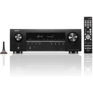 Denon AVR-S670H 5.2 Ch Home Theater Receiver, 8K UHD HDMI Receiver (75W x 5), Streaming via Built-in HEOS Bluetooth & Wi-Fi, Dolby TrueHD, Dolby Pro Logic II DTS HD Surround Sound System for TV