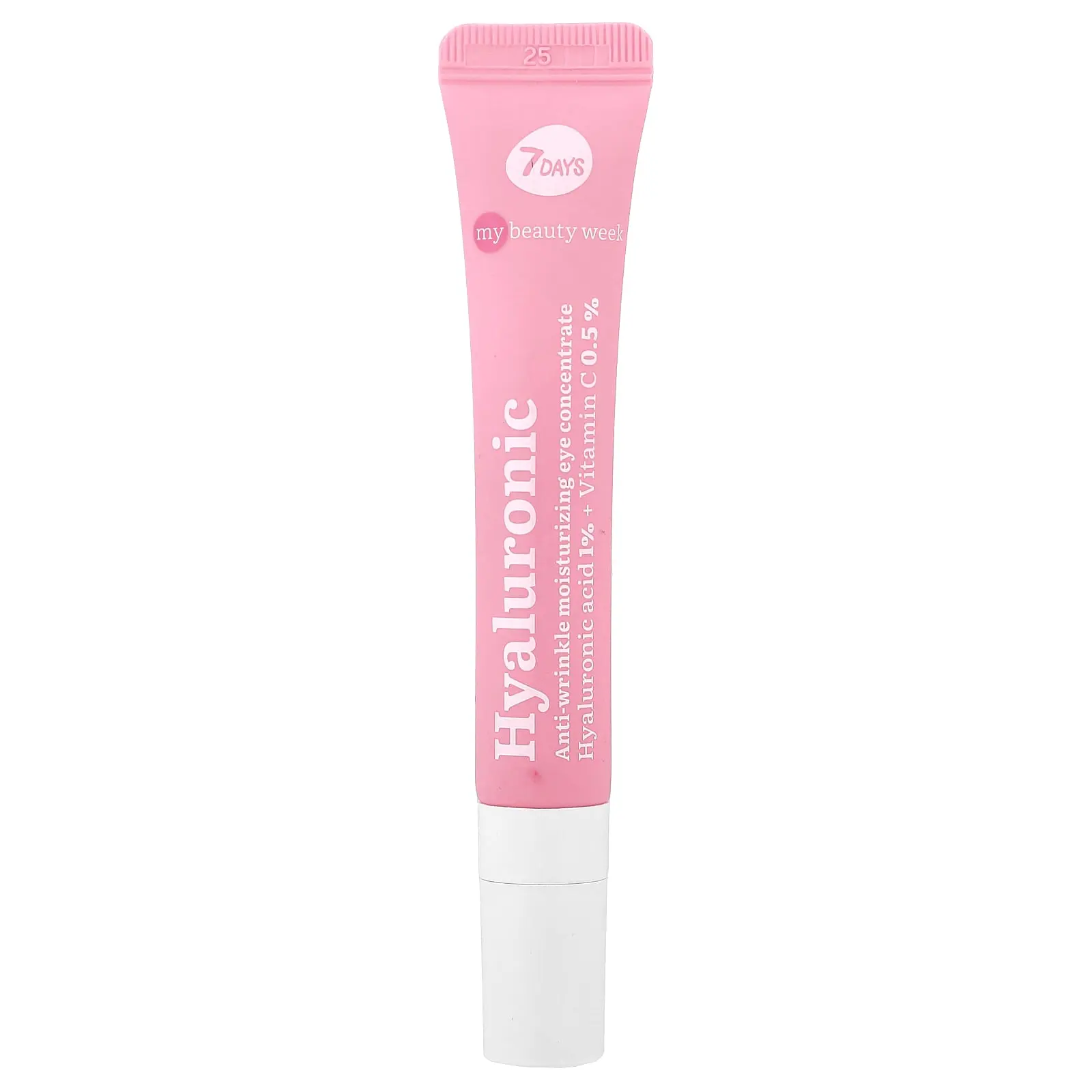7Days Beauty Hyaluronic, Dual-Action Anti-Wrinkle Moisturizing Eye Cream, 0.6 fl oz (18 ml)