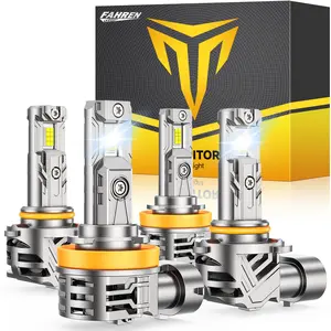 FAHREN H11 9005 Light bulbs Combo, [Upgraded&Brightest] 60000LM 900% Super Bright H9 H8 HB3 Off-Road Use or Fog Light Bulbs,6500K