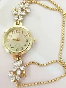 Fashion Women's Light Luxury Quartz Bracelet Watch Premium Exquisite Violet Crystal Women's Watches Present