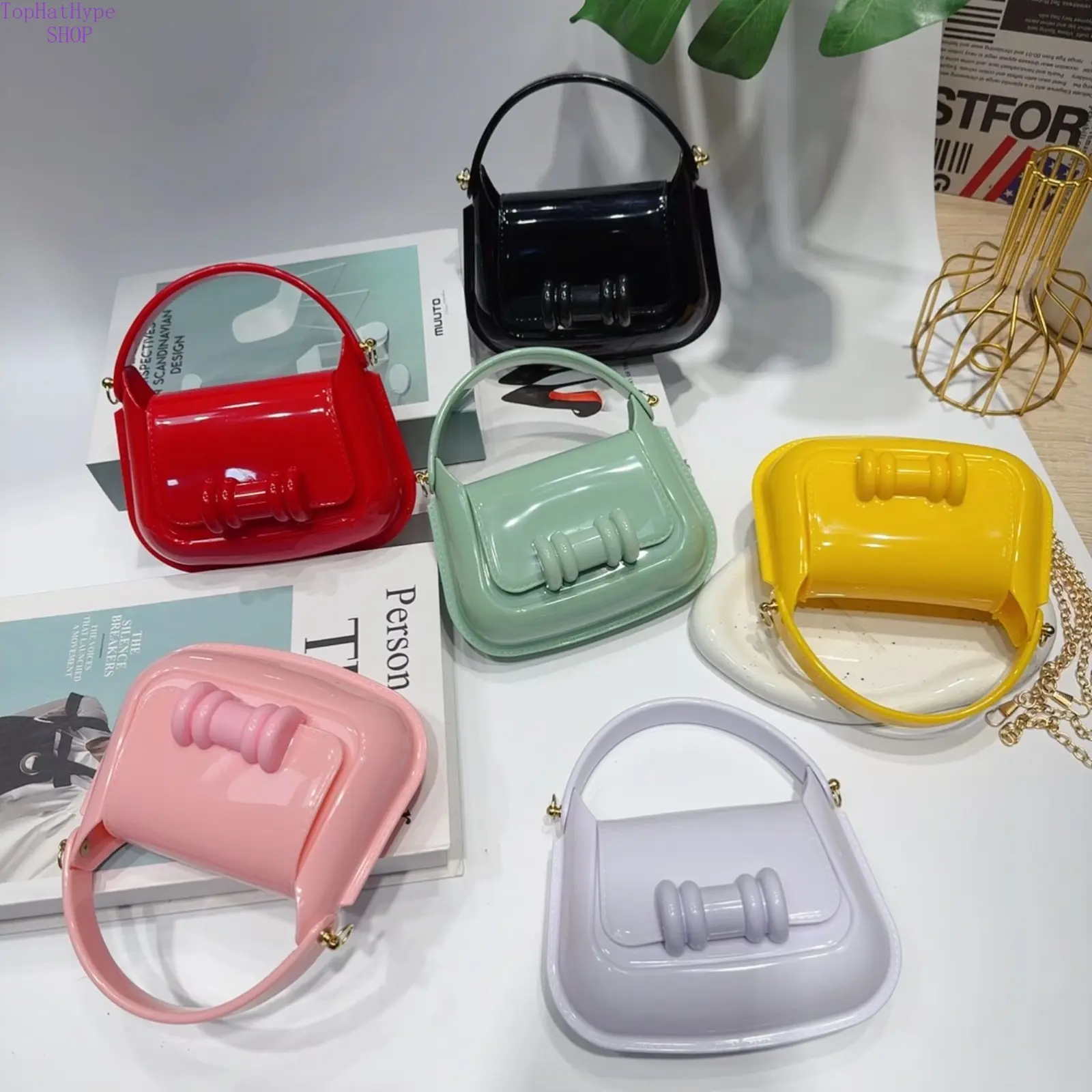 Kids' Cute Cartoon PVC Jelly Crossbody Bag - Lightweight, Waterproof, Convertible to Shoulder Bag for Daily Outings and Travel, Crossbody/Shoulder Bag