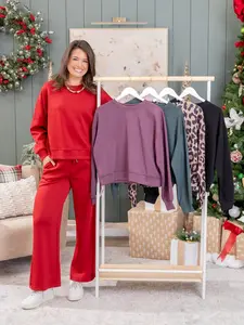 Luxe Scuba Crew Neck Pullover by DD Design  | S - 3XL Pair w/ Sku54950