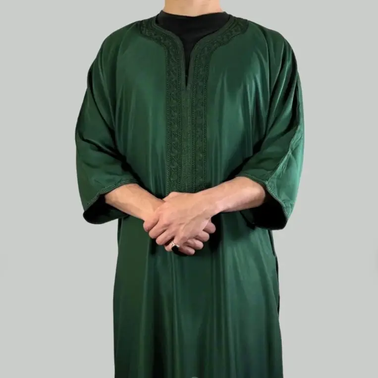 PREMIUM GANDOURA - Men's Moroccan style thobe traditional clothing