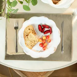 METALLIC PLACEMAT RECTANGLE