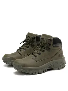 Men's Tactical Boots New Arrival Latest Design, Breathable Lightweight & Wear-Resistant Non-Slip All-Season Short Ankle Boots, Outdoor Hiking Trekking Camping Travel Desert Work Boots