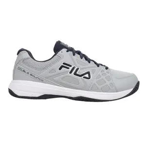 Fila Mens Double Bounce 3 Pickleball Pickleball Sneakers Shoes - Grey Fila Mens Double Bounce 3 Pickleball Pickleball Sneakers Shoes - Grey