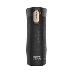 Contigo x Ally Love 16oz West Loop 3.0 Stainless Steel AutoSeal Travel Mug Licorice