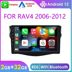 [Hizpo] 2 Din Car Radio Android for Toyota RAV4 Rav 4 2006 2008 2010 2012 Multimedia Stereo Audio RDS WiFi Carplay Car GPS Player