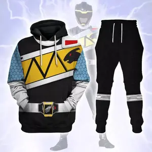 Black Ranger Cosplay Costume - Hoodie and Jogger Set