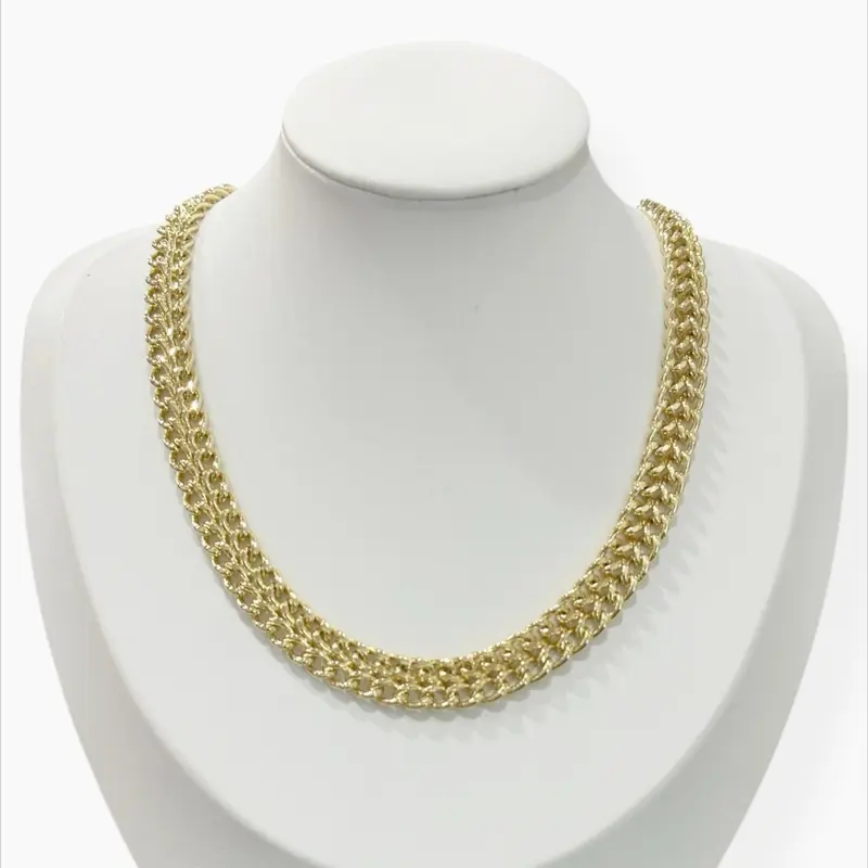 Choker Necklace # 505 ( ALEX 2 ) - gold plated 14 k Elegant Design Ideal for Any Occasion