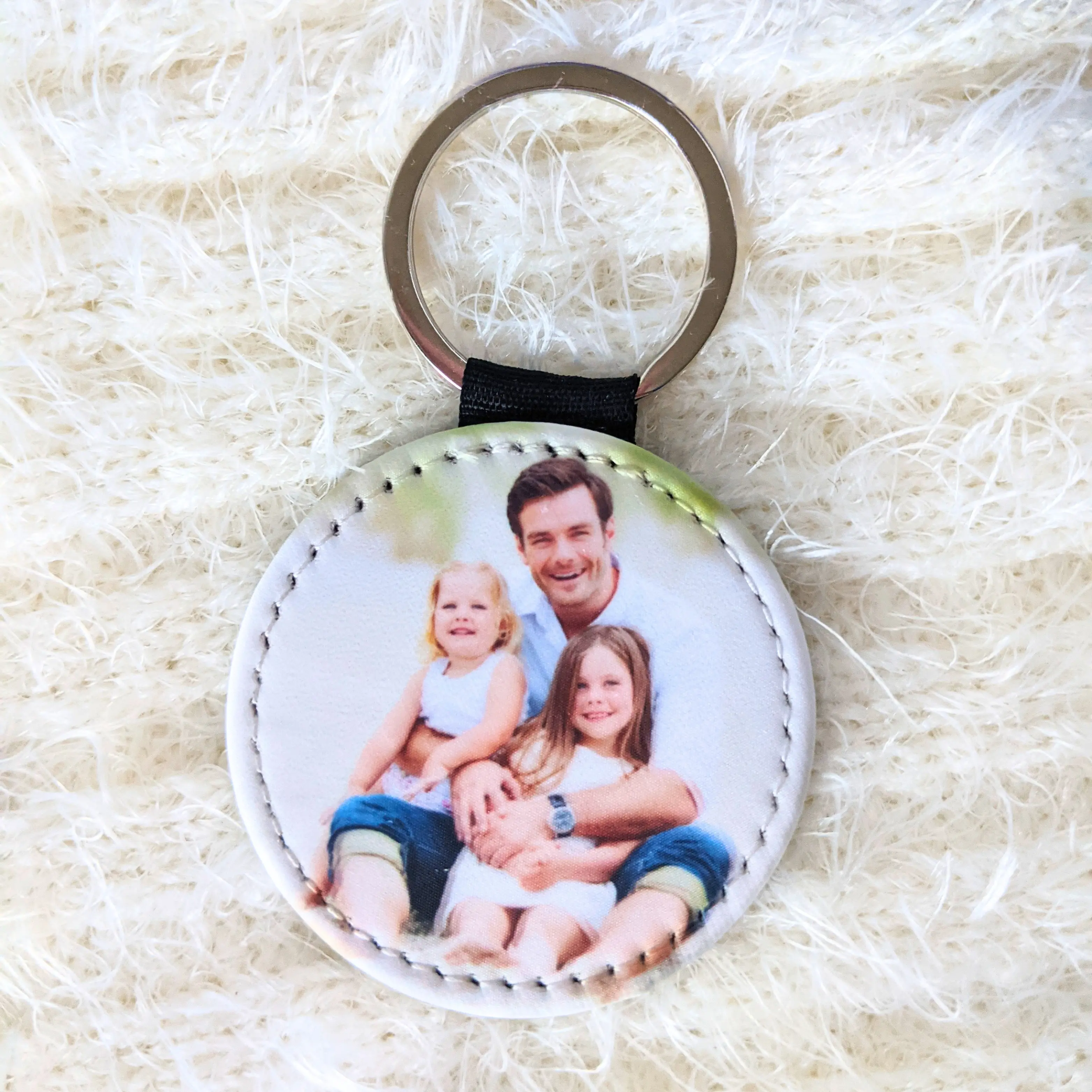 Customized Picture Backpack Charm Keychain - Personalized Photo Present for Girlfriend - Custom Image Christmas Gift for Daughter - Custom Picture Keychain