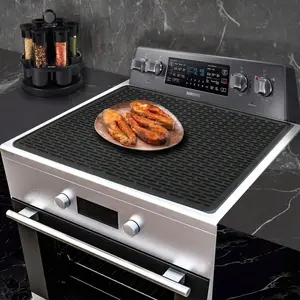 Silicone Electric Stove Cover Mat, 1 Count Heat Resistant Glass Cooktop Cover, Dish Drying Mats for Kitchen, Kitchen Accessories, Kitchenware, Utensils, Home