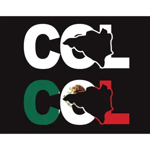 Colima letters Decal Car Window Laptop Map Vinyl Sticker Estado COL Mexico Trokiando Trucks Vehicle Decal