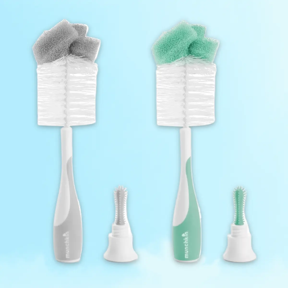 Munchkin Bottle and Nipple Brush - 2pk