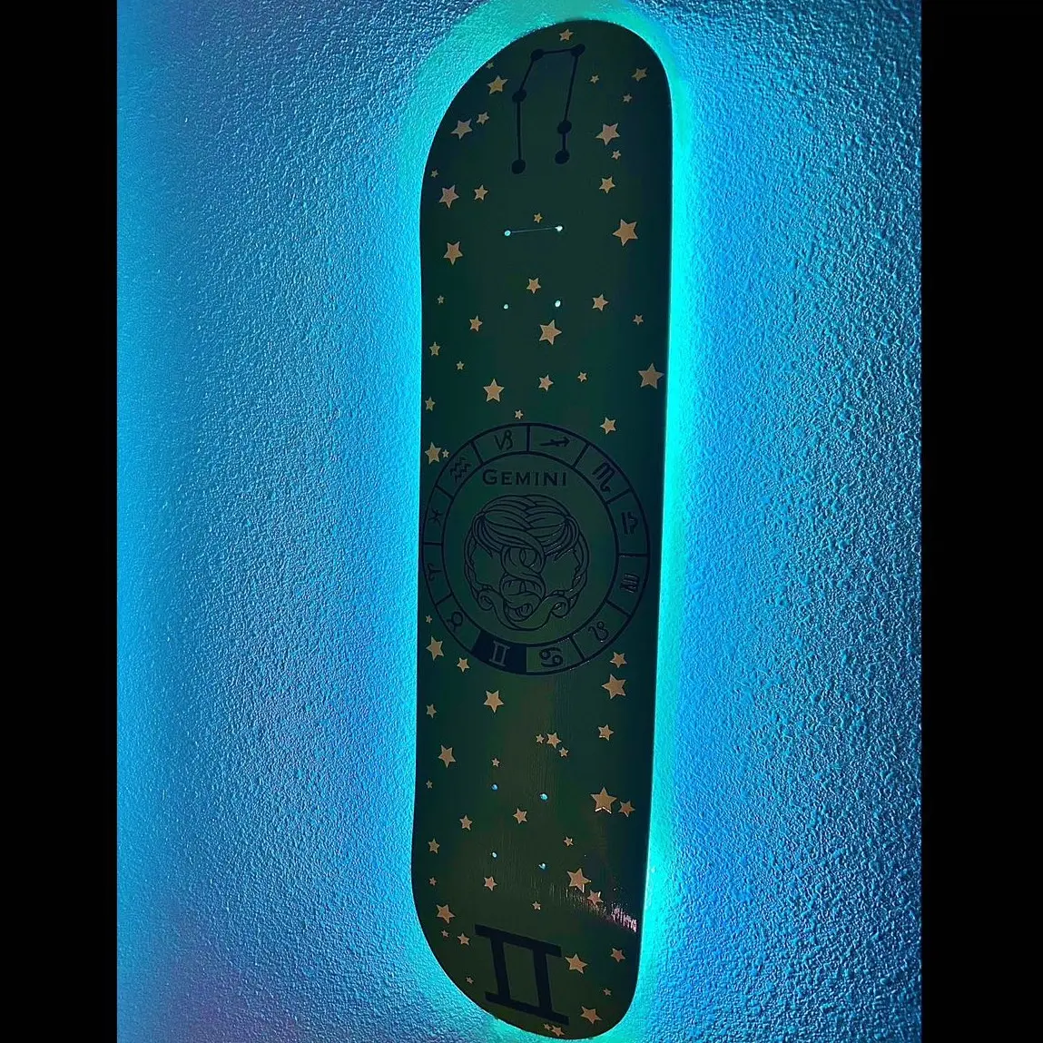 Gemini Zodiac Skateboard Deck