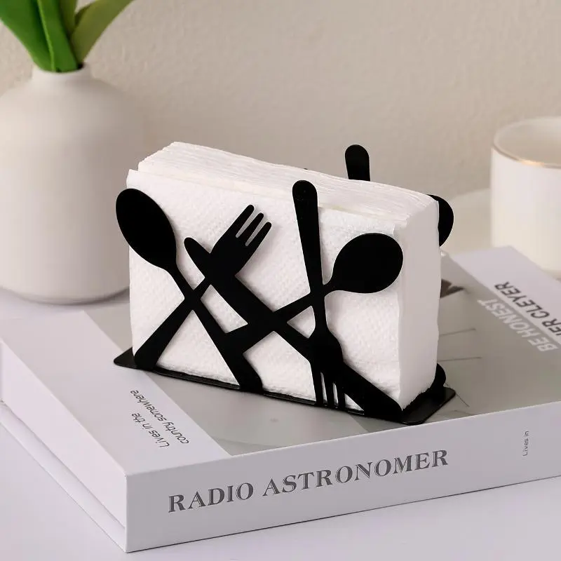 Paper Towel Holder, 1 Count Napkin Holder for Kitchen Countertops, Family Table Napkin Holder, Hotel Table Storage Rack, Bathroom Organizer Supplies, Bathroom Organizing Accessories, Bathroom Accessory