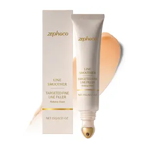 Precision Line Blur Primer, Face Blur, Makeup Primer for Mature Skin, Pore Smoothing Base for Wrinkles with Niacinamide, Vitamin C, Hyaluronic Acid & Cooling