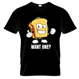 Knuckle Sandwich Want One? Graphic T Shirt Black ( Blue Collar Humor, Apparel, Clothing, Adult, Funny)