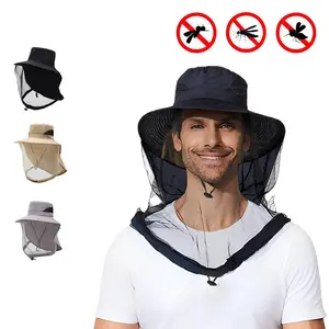 Outdoor Mosquito-Proof Hat - Anti-Bite, Sun Protection & Breathable for Fishing, Farming, Beekeeping (Unisex) sun protection hat wide brim sun hat Garden