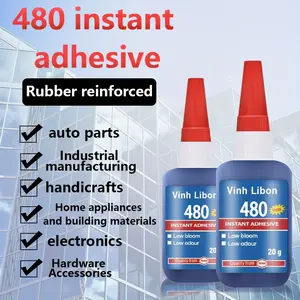 480 High-End Powerful Strong Adhesion All-Purpose Special Instant-Drying Glue, Quick-Drying General Purpose Adhesive for DIY Crafts & Repairs