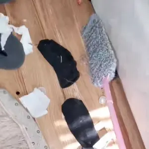 Long Handle Cleaning Broom, 1 Count Crevice Dust Cleaning Brush, Duster Brush, Household Dust Sweeping Mop Cleaning Tool for Bedside, Sofa, Couch, Carpet, Home Care Supplies