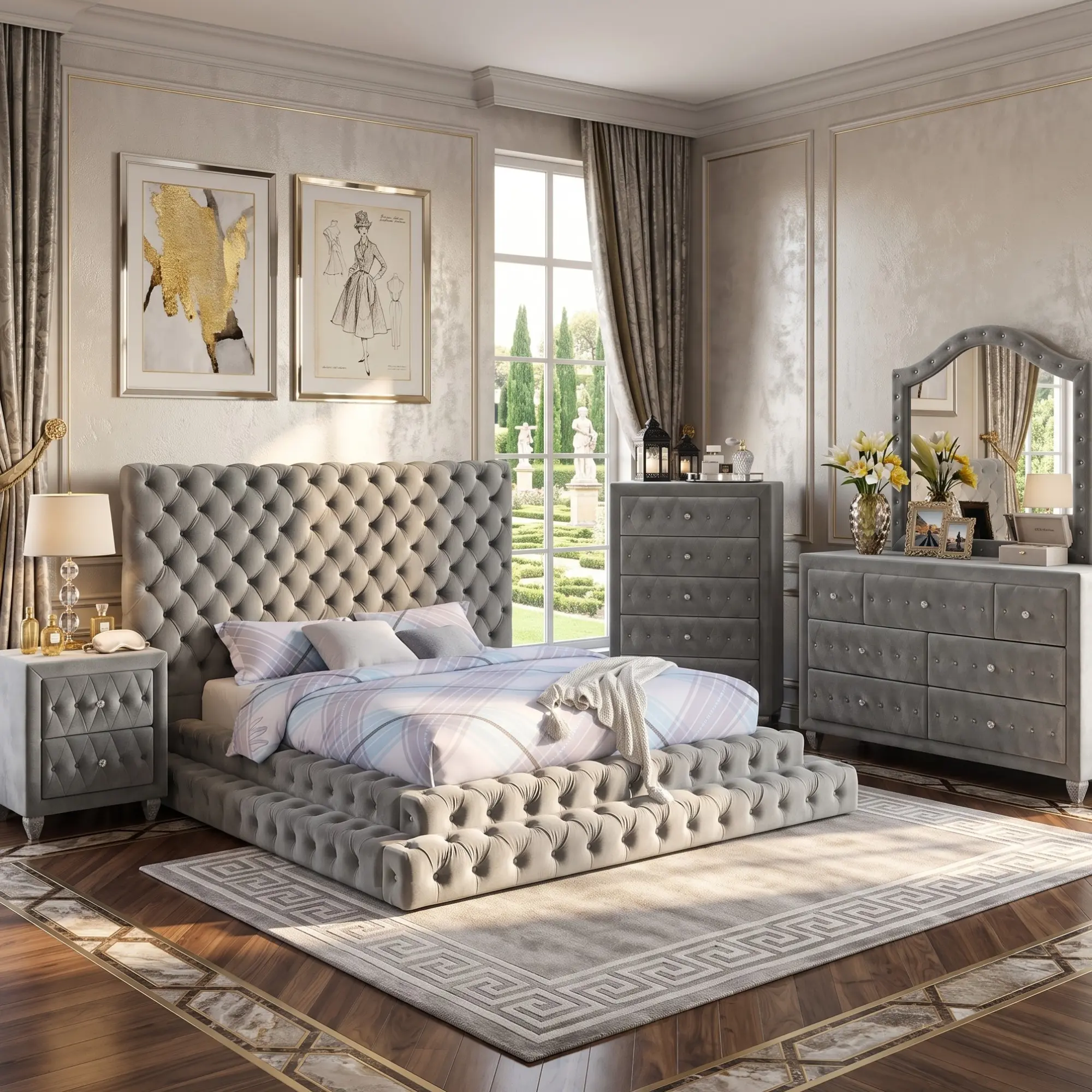 STEFANIA Glam Bed STEFANIA Glam Bed