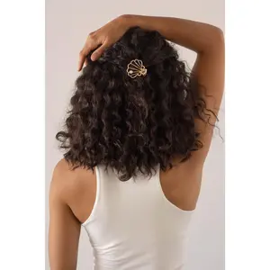 Large Seashell Pearl Hair Clip