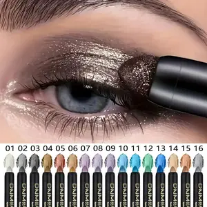 8Pcs Pearl Cream Eyeshadow Pencil Set No Fallout Makeup Set Glitter Shimmer Eye Brightener Stick Pens Sweatproof Waterproof Long Lasting Wear Easy To Apply Cosmetic