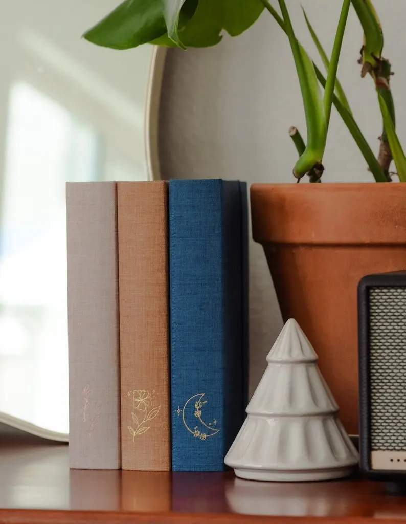 Elegant 4x6 Linen Photo Album Set for 120 Photos (Set of 3) | Cute Gift Ideas | Wedding Photo Album | Scrapbooking