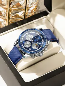 POEDAGAR casual simple nylon strap men's watch Modern Waterproof Watch waterproof calendar stainless steel quartz men's watch Quartz Analog Watch