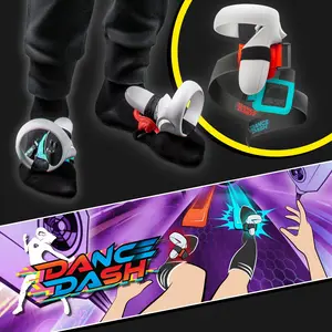 Meta Quest Trackstraps +Dance Dash Demo Card