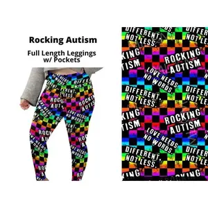 Women's Rainbow Print Full-Length Slim-Fit Leggings with Pockets - Bright Patterned, Graphic Print, Long Colorful Women's Bottoms, Bright Patterned Leggings, Graphic Print Leggings