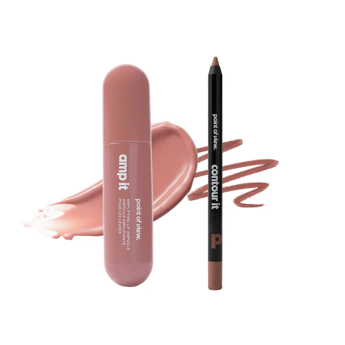 Amp (k)It by Point of View Beauty: Lip Liner + Gloss Bundle Amp (k)It by Point of View Beauty: Lip Liner + Gloss Bundle