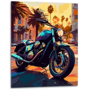 Dependable | Shadow Aero Motorcycle Art Poster - Motorcycle Gifts for Men - Vintage Decor - Poster for Garage | 11x14 Inches Unframed Artistic Print