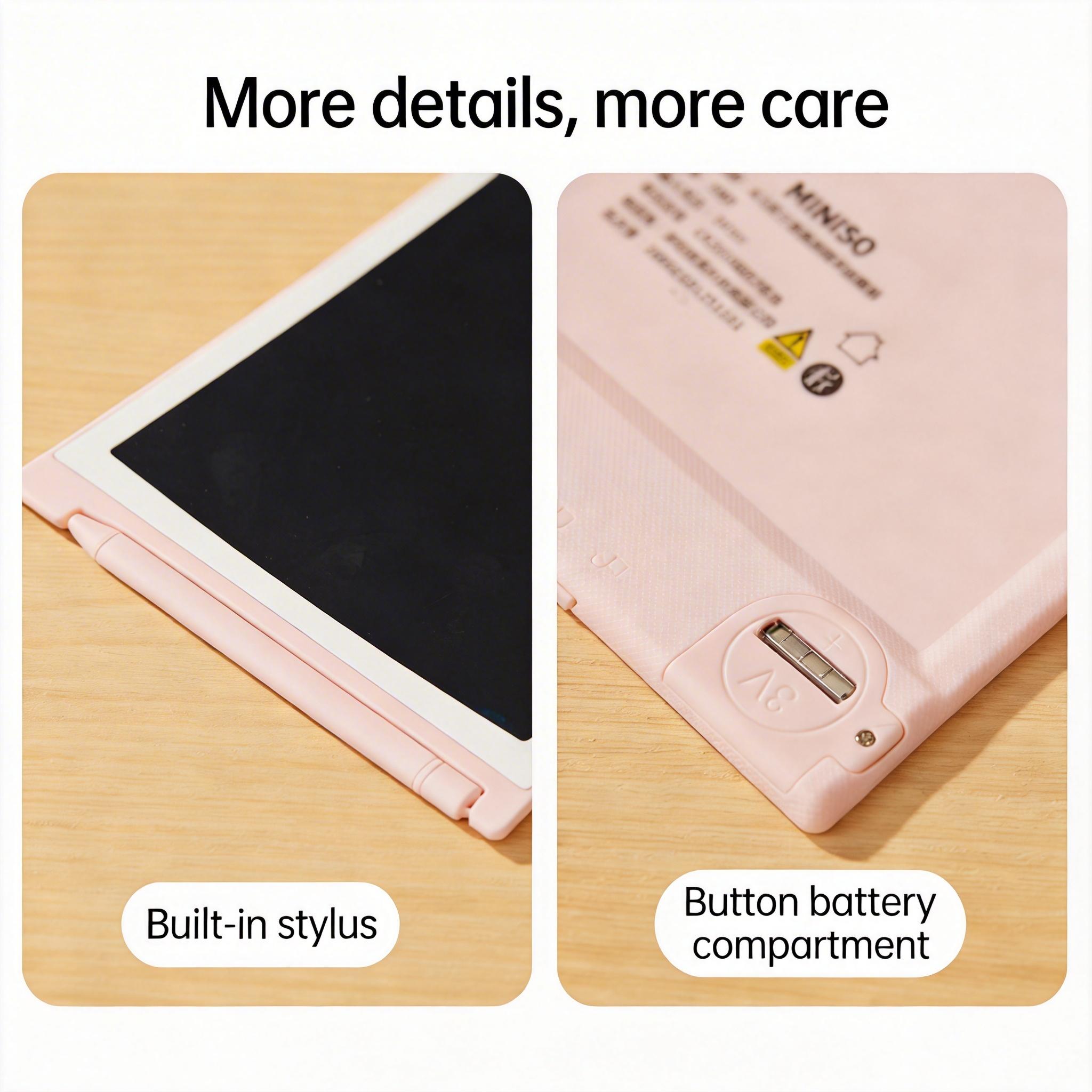 MINISO LCD Drawing Tablet for Kids | Erasable Doodle Board Writing Sketch Pad ,KidsToy ,EducationalToy ,PortableSketchPad