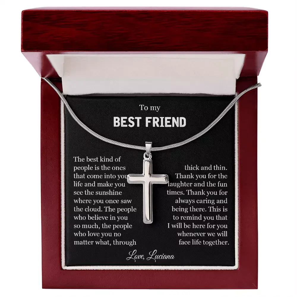 Necklace for Best Friend, Male Best Friend Gift, Birthday Gift for Guy Friend