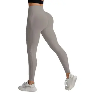Women's High Waisted Yoga Leggings , Tummy Control Non See Through Workout Athletic Running Yoga Pants solid high