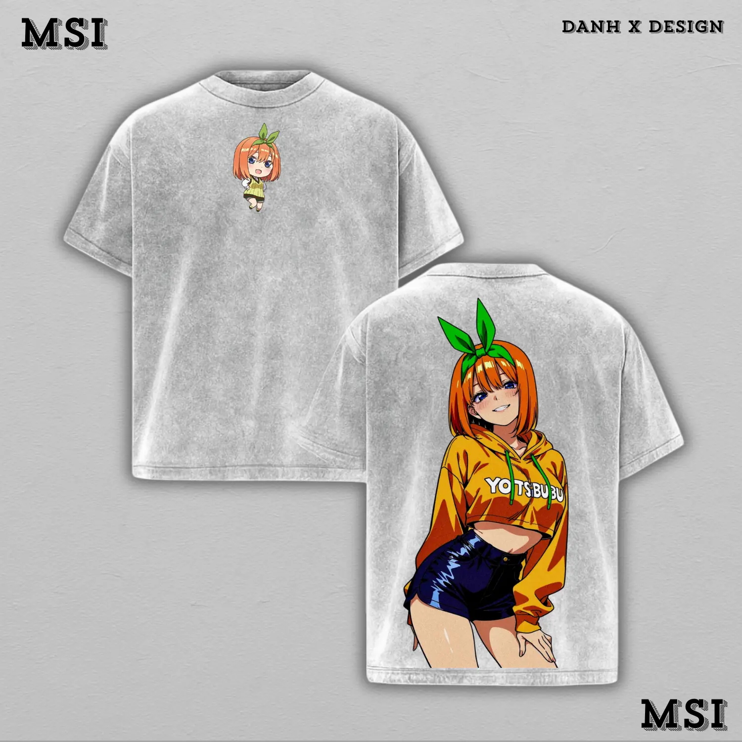 Yotsuba Nakano | The Quintessential Quintuplets Inspired Apparel “Green Ribbon Miracle — The Girl Who Smiled Through Every Storm” — For Anime Fans, For Gift Drops That Shine With Pure Warmth