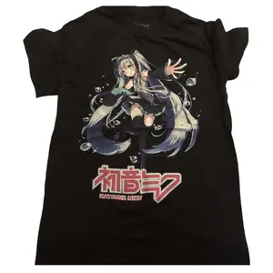 #Hatsune Miku Cotton Anime T-Shirt, Hatsune Miku Shirt, Vocaloid Graphic Tee, Kawaii Y2K Streetwear Unisex Shirt