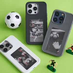 Omeliv E-Ink Custom Refresh Smart Case - Battery-Free NFC Display for iPhone 13, 14, 15 Accessories Magnetic