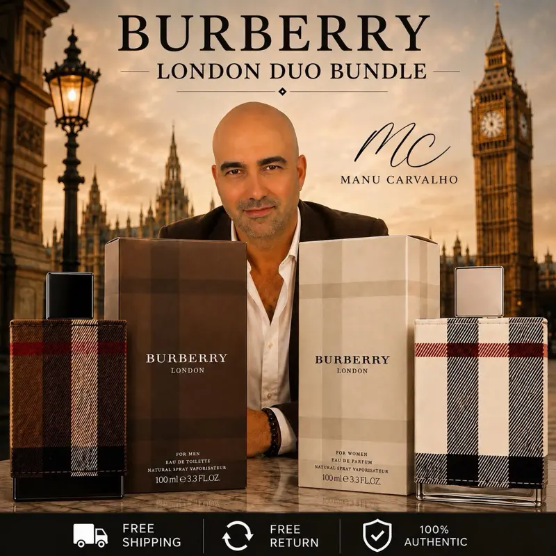 Burberry London Duo Bundle Men + Women 3.4 Oz EDP Spray