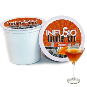 InfuSio Triple Sec Flavored Coffee Pods – 96 Count