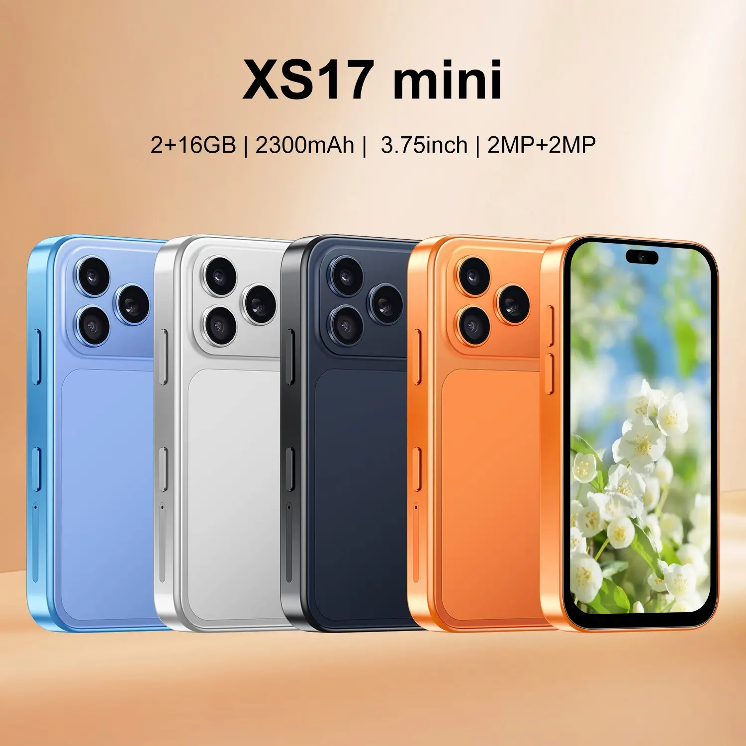 XS17 Mini Smart Kids' Phone 3G Network 2GB RAM + 16GB Storage 2+