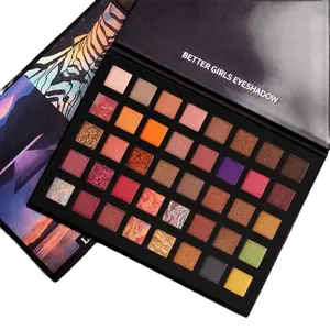 Better Girls - 40 Color Matte Eyeshadow Palette Eye Makeup Waterproof Mineral Powder Shimmer Eye Shadow Matte Creamy Mettalic Satin Glitter